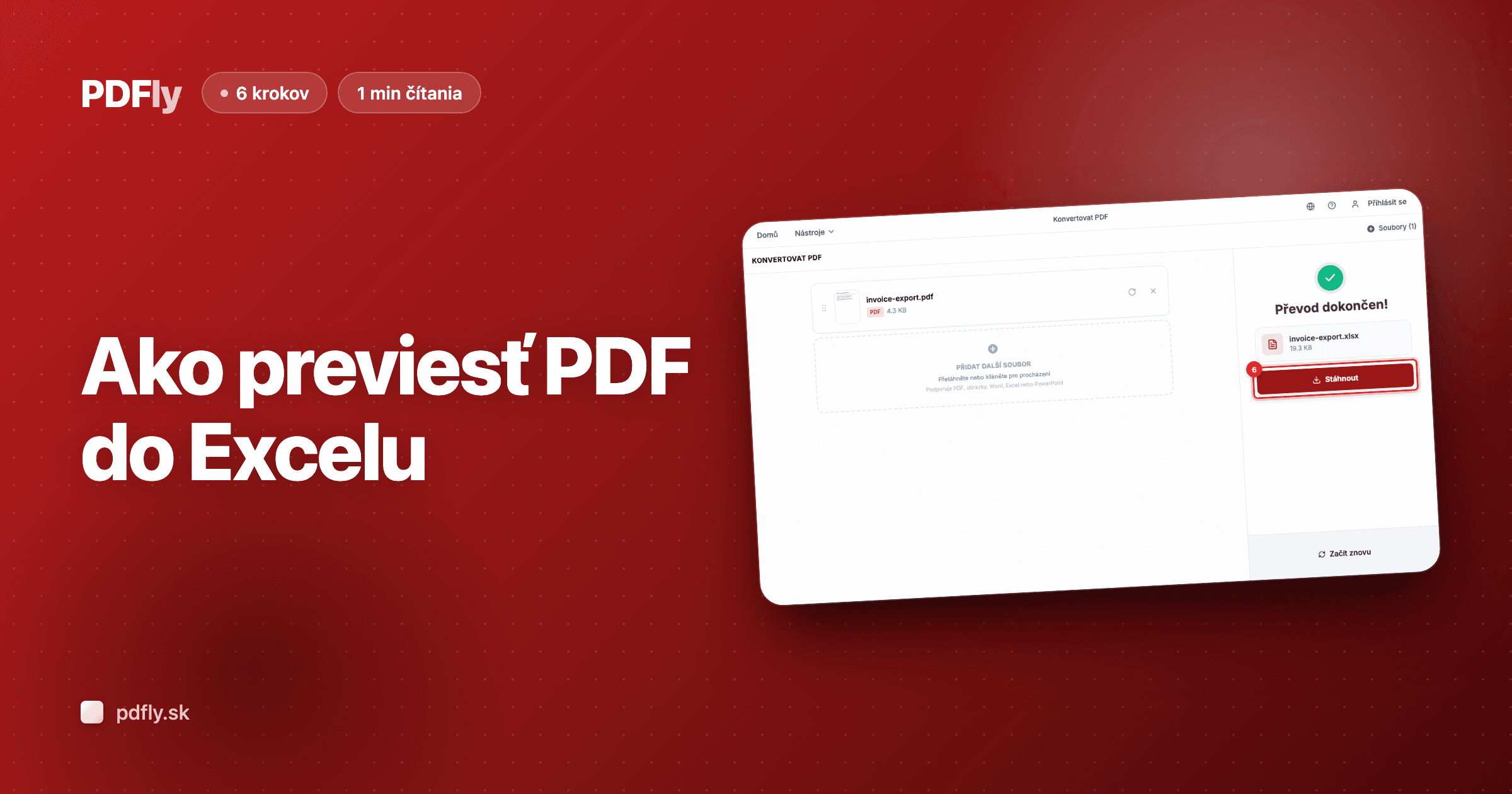 Ako previesť PDF do Excelu