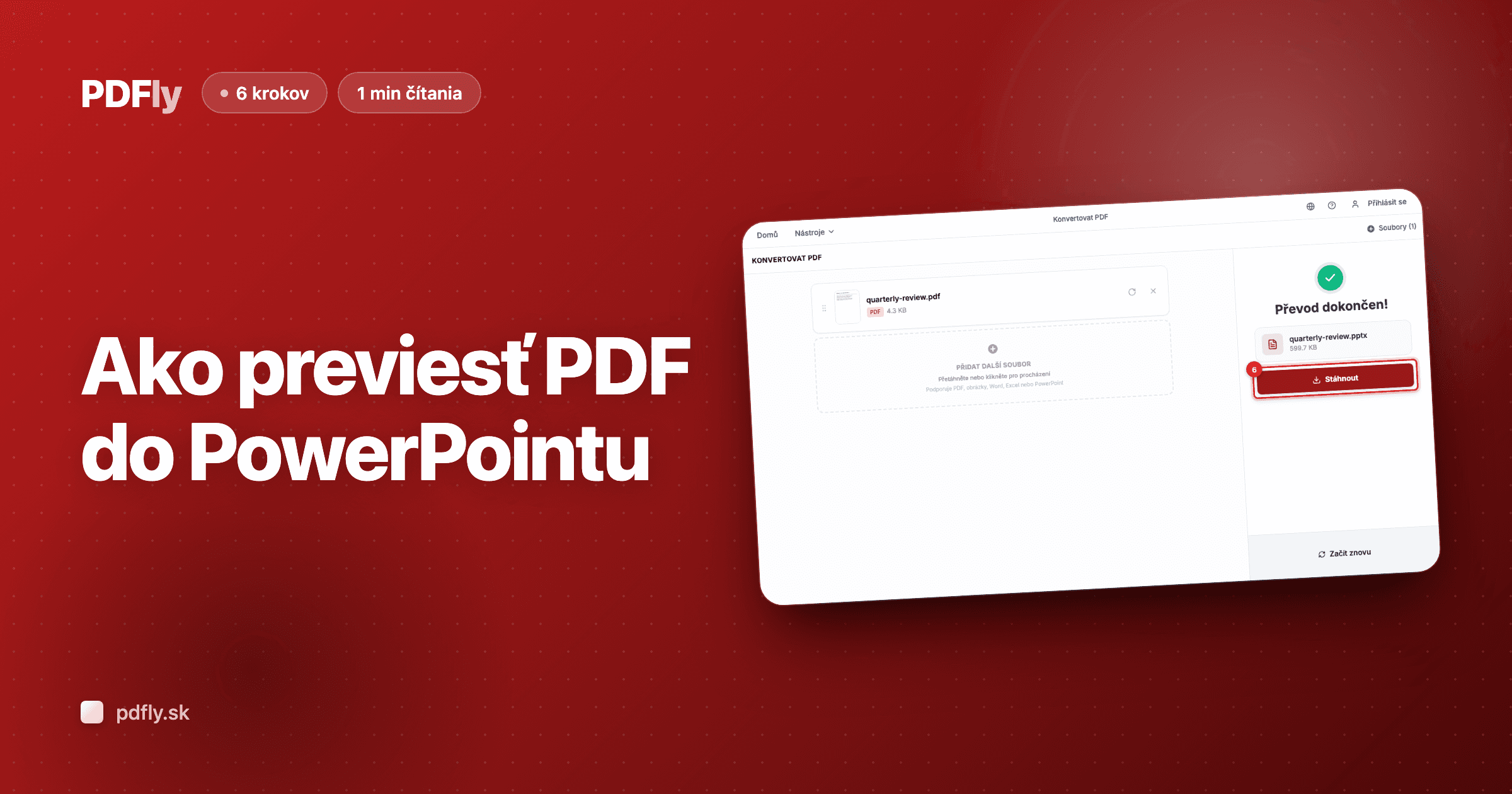 Ako previesť PDF do PowerPointu
