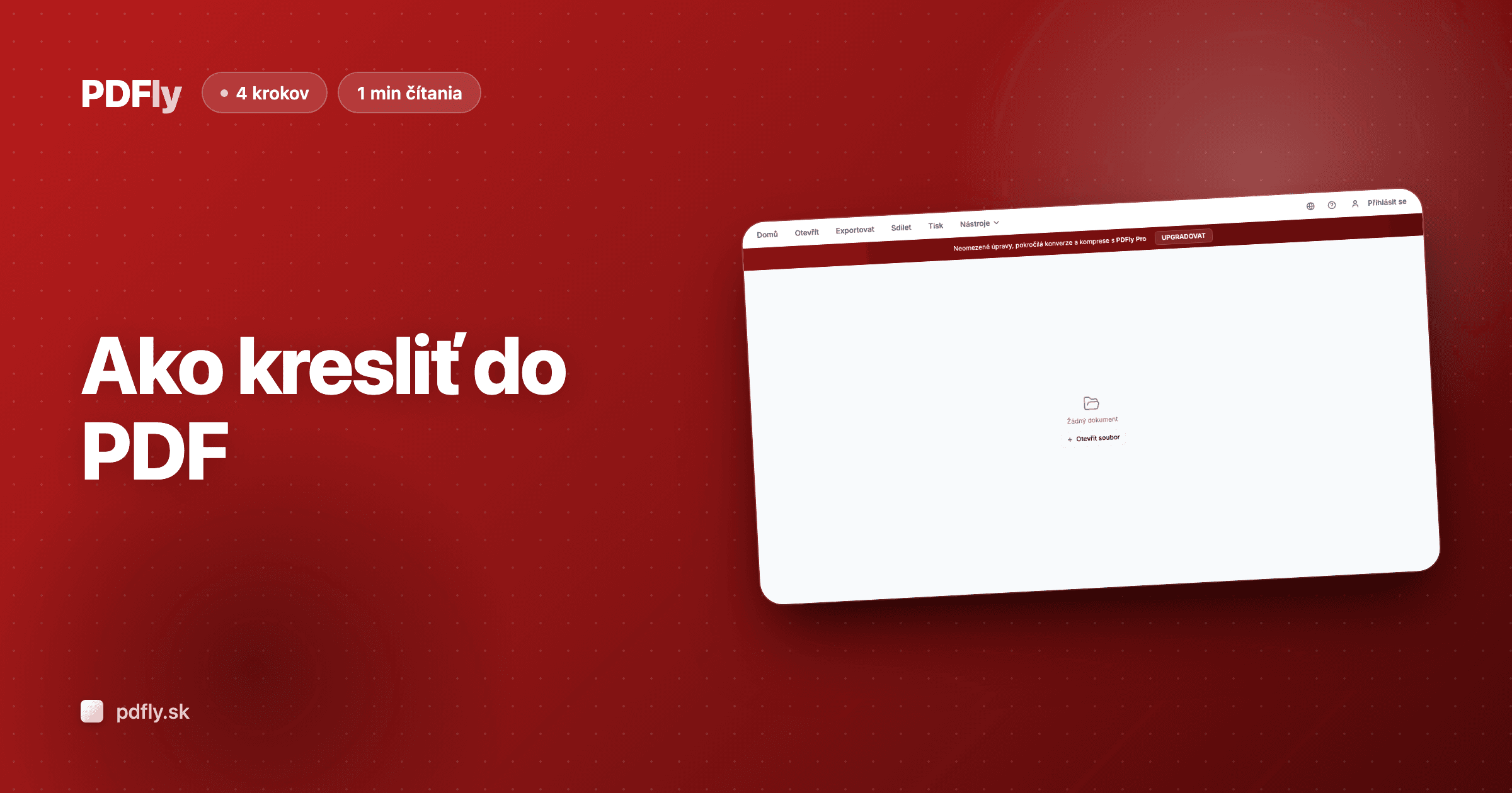 Ako kresliť do PDF dokumentu